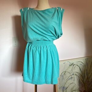 Vintage terry cloth swim cover up